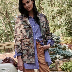 Veronica Beard Sumner Camo anorak, XS, NWOT